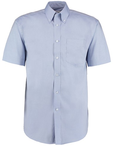 KUS-KK109-Mens Classic Fit Premium Oxford Shirt Short Sleeve